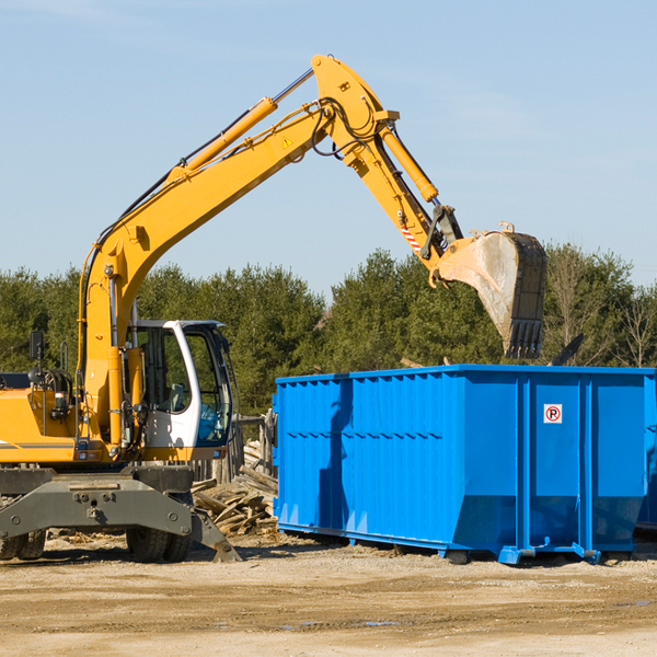 can i request a rental extension for a residential dumpster in Caryville TN